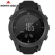NORTH EDGE當兵訓練戶(hù)外運動(dòng)電子手表男士指南針高度氣壓溫度防水秒表鬧鐘表
