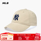 MLB帽子男女軟頂棒球帽虞書(shū)欣明星同款運(yùn)動(dòng)鴨舌帽3ACP6601N-50BGP-F