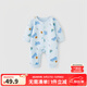 童泰嬰兒連體衣四季純棉寶寶衣服爬服居家內(nèi)衣無(wú)骨對(duì)開(kāi)長(zhǎng)袖哈衣 藍(lán)色 73cm (建議5-12個(gè)月身高66-75cm)