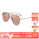 海倫凱勒（HELEN KELLER）墨鏡男復古蛤蟆鏡金屬框太陽(yáng)鏡男潮流開(kāi)車(chē)眼鏡H8951 H8951N13玫瑰金框+透茶色