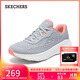 斯凱奇（Skechers）搖搖鞋女春秋跑步鞋網(wǎng)面厚底緩震運動(dòng)舒適慢跑鞋休閑鞋129365