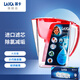 萊卡（LAICA）意大利凈水壺 家用濾水壺 過(guò)濾凈水器 自來(lái)水過(guò)濾器 3.1升紅色濾水壺一機4芯