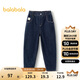 巴拉巴拉兒童褲子牛仔褲男童長(cháng)褲冬季款大童