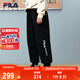 FILA【抗菌功能】斐樂(lè )兒童童裝2025年冬季男童中大童加絨長(cháng)褲