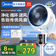 美的（Midea）空氣循環(huán)扇電風(fēng)扇家用立式遙控落地扇空調扇渦輪換氣扇循環(huán)對流3D搖頭電扇輕音低噪大風(fēng)力風(fēng)扇 【負離子凈化 AI語(yǔ)音控制】重磅上新GAI24JK