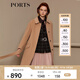 PORTS寶姿 新品女裝氣質(zhì)斗篷袖雙面呢大衣SN9C023CWF002 駝色 M (6)