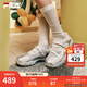 斐樂(lè )（FILA）官方芭蕾涼鞋女2025夏季新款瑪麗珍涼拖鞋子休閑鞋運動(dòng)鞋 太空銀/白瑪瑙灰-SW 36.5