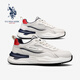 美國馬球協(xié)會(huì )（U.S.POLO ASSN.）保羅男鞋夏季新款透氣厚底休閑鞋低幫網(wǎng)面阿甘鞋運動(dòng)跑步鞋子男