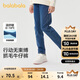 巴拉巴拉童裝女童褲子冬裝中大童加絨牛仔長(cháng)褲兒童保暖舒適潮208424108008