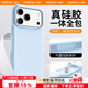 Smorss【一體硅膠相機(jī)按鍵】適用蘋(píng)果17promax手機(jī)殼iphone17pm保護(hù)套親膚固態(tài)硅膠全包植絨男女軟殼 藍(lán)