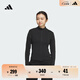 adidas「睿族工殼」修身外套女裝秋季阿迪達斯官方輕運動(dòng) 黑色     XL