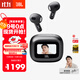 JBL 【梁靖崑同款】LIVE FLEX3智能觸屏自適應降噪耳機半入耳式晶彩莢無(wú)線(xiàn)藍牙耳機生日禮蘋(píng)果通用 黑