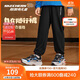 Skechers斯凱奇自營(yíng)秋季新款男女童柔軟舒適寬松微彈長(zhǎng)褲百搭衛(wèi)褲L325K015