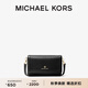 MICHAEL KORS邁克高仕 MK Jet Set Charm 小號翻蓋手機包單肩 黑色 001-金色五金 小號