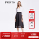 PORTS寶姿春夏新品女裝Two-in-one網(wǎng)紗拼接西服裙LM8D064MCP015 黑色 M (6)