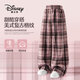 迪士尼（Disney）童裝兒童闊腿褲2025秋冬新款加絨復古女童長(cháng)褲網(wǎng)紅洋氣女孩褲子