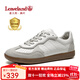 楓葉（leaveland）男鞋秋冬新品復古街頭運動(dòng)德訓鞋男舒適軟底百搭情侶款平底休閑鞋 【男女同款】白色（皮鞋碼） 41