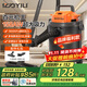 億力家用吸塵器強力大吸力干濕兩用 工業(yè)開(kāi)荒美縫保潔桌面床上地毯汽車(chē)車(chē)載用吸塵器6341-10L 國家補貼