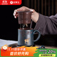 金鑲玉紫砂杯匠人手工茶杯功夫茶具泡茶辦公杯隨手送禮品高檔松祿杯