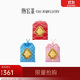 潮宏基哆啦A夢(mèng)足金黃金金幣御守黃金掛件金貼配件送女友生日禮物 藍色