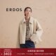 ERDOS 休閑翻領(lǐng)保暖羊毛外套時尚百搭通勤女短外套 奶昔白 175/92A/XL