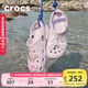 卡駱馳crocs洞洞鞋貝雅男鞋女鞋輕便耐磨一腳蹬拖鞋休閑鞋|10126 裸粉-6PI 37 /38(230mm)