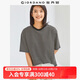 佐丹奴短袖t恤女純棉針織條紋撞色寬松落肩圓領(lǐng)?；晟琅?3323216 14黑/白條紋 L