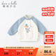 戴維貝拉（DAVE＆BELLA）加絨保暖秋冬兒童衛衣休閑女童套頭衫男童衣服幼童上衣寶寶打底衫 灰藍色-N 90 cm（建議身高80-90cm）