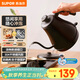 蘇泊爾（SUPOR）電水壺熱水壺 0.8L手沖咖啡壺長(cháng)嘴細口茶藝壺 燒水壺 304不銹鋼  泡茶壺 SW-08C01