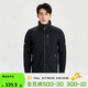 迪卡儂（DECATHLON）軟殼衣男上衣男軟殼外套抓絨加厚保暖防潑水防風(fēng)男士夾克 【男士】經(jīng)典黑 XL