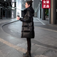 QVI高端品牌 90白鵝絨羽絨服女中長(cháng)款2025冬季新款寬松加厚免洗外套  黑色 （黑金鵝絨） L 【120-135斤】