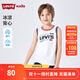 Levi's 李維斯童裝男童背心夏季新款兒童無(wú)袖T恤 明亮白 150 /72 【建議身高140-152cm】