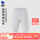 迷你巴拉（minibala）[遠紅外發(fā)熱]男女童抑菌抓絨保暖蹦蹦褲2025冬裝新款 淺花灰00205 90