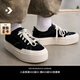 匡威（Converse）官方 悠游All Star男女厚底鞋UU鞋面包鞋黑色A08789C A08789C 37