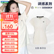 YONEX新品尤尼克斯羽毛球服短袖女運動(dòng)T恤透氣速干運動(dòng)上衣網(wǎng)球服 女款短袖215065 象牙白 M