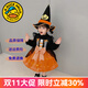 G.DUCKKIDS小黃鴨童裝萬(wàn)圣節兒童cos服裝女童公主裙洋氣小女孩南瓜裙演出服 裙子+發(fā)光裙撐+帽子 140 尺碼9~10歲【130-140cm】