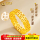 中國黃金（CHINA GOLD）黃金戒指女銅錢(qián)戒指古法足金錢(qián)幣戒指財源滾滾送老婆女友生日禮物 圈號13 約1.2g