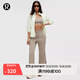 lululemon丨Pleated 女士褶飾款 7/8 長(cháng)度喇叭褲 *常規偏短 LW5GXRS 暖褐灰 L