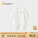 童泰嬰兒連體衣春秋純棉男女寶寶衣服家居服睡衣滿(mǎn)月百天哈衣爬服內衣 白色 80cm