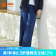 銅牛冬季款雙面磨毛寬腿女居家下裝VK170 深藍色 M (165/90)