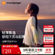 moodytiger【仙女家族】女童T恤輕薄涼感夏兒童防曬衣長(cháng)袖假兩件上衣親子裝