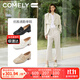 康莉粗跟樂(lè )福鞋女真皮2025春季新款通勤方頭3cm時(shí)尚簡(jiǎn)約小皮鞋子 茶杏色 36 (230mm)