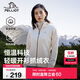 伯希和（Pelliot）戶(hù)外抓絨衣女搖粒絨外套秋冬沖鋒衣內膽透氣保暖夾克125110022白M