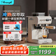 AEOMJK艾摩客咖啡機(jī) 意式半自動(dòng)家用 機(jī)械師 冷熱萃取 研磨一體機(jī)三合一 機(jī)械 CM5580 【第二代冷熱雙萃系統(tǒng)】米白色