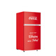 可口可樂(lè )（Coca-Cola）冰箱一級能耗50L雙開(kāi)門(mén)小型冰箱冷藏冷凍兩用迷你小冰箱