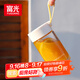 富光清然玻璃杯 高硼硅玻璃水杯子 女生便攜牛奶咖啡刻度茶杯330ml