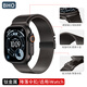 BHO【鈦金屬】適用蘋(píng)果手表apple iwatch ultra3/s11表帶s10/s9/se3/2降落傘式8鈦合金米蘭尼斯不銹鋼 官方同款·鈦金屬·降落傘扣【鈦黑色】 【49/46/45/44mm