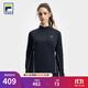FILA 斐樂(lè )官方女子針織長(cháng)袖衫2025秋季新款網(wǎng)球運動(dòng)半拉鏈基礎長(cháng)T RD寶藍-NV L 170/88A/L