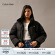 Calvin KleinJeans【防水】秋冬女士ck休閑絨領(lǐng)立領(lǐng)鴨絨羽絨服外套J224788 BEH-太空黑 S