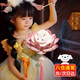 乖明星中秋節燈籠diy手工制作材料包中國風(fēng)小兔子手提小花燈兒童禮物 玉兔蓮花燈-胭脂粉 古風(fēng)創(chuàng  )意裝飾蓮花小燈籠幼兒園手工玩具